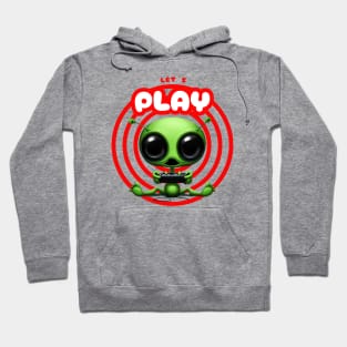 Extraterreste juega play Hoodie